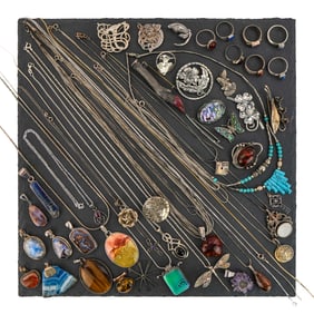 Large Group Sterling Jewelry