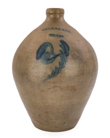 Norton, Worcester Bird Decorated Crock