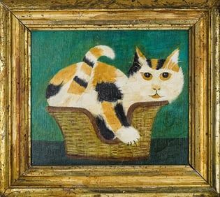 Rita Masso (VT Contemporary) Cat in a basket