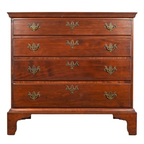 Eldred Wheeler Hingham MA -Cherry four drawer chest