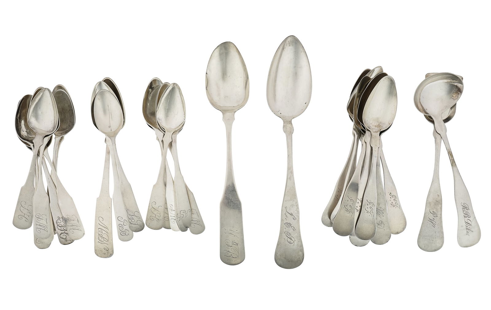 B Lord, Vilas & Noyes, J S Abbott VT Coin Silver (1 of 1)