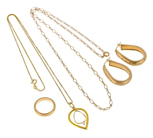14k Yellow Gold Jewelry