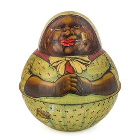 Tin Litho Mammy Roly-Poly Tobacco Tin