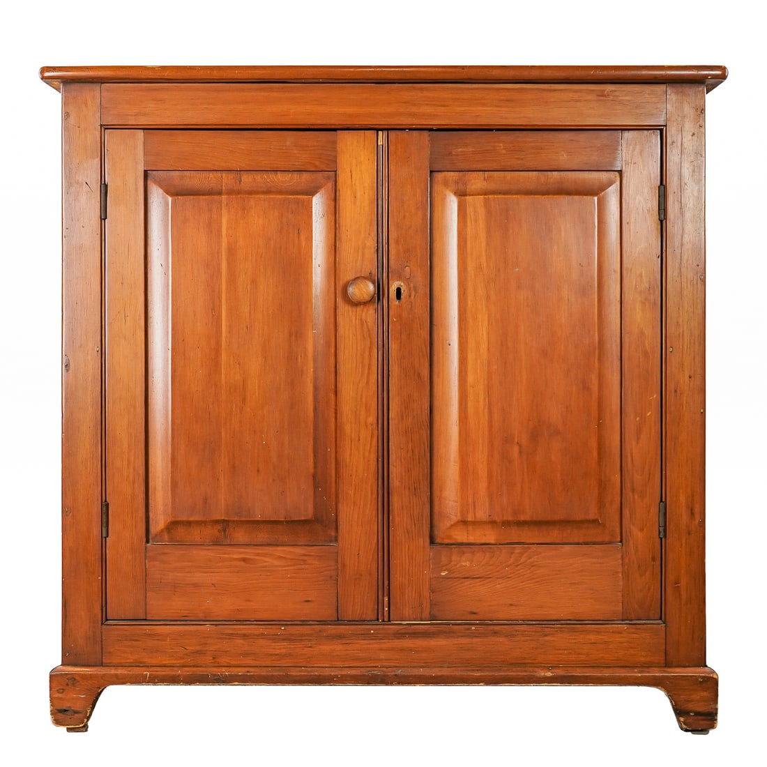 19th c Pine Two Door Cupboard (1 of 4)