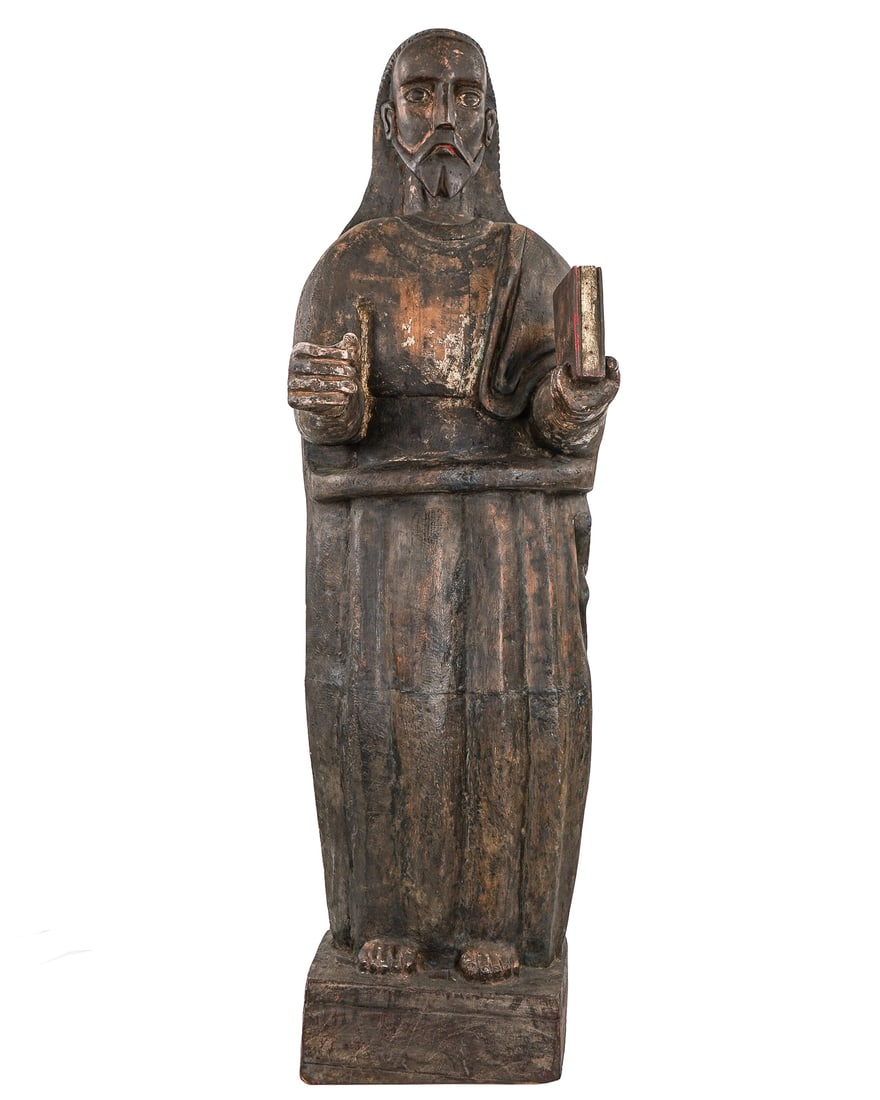 19thc Mexican School Santo Figure (1 of 5)