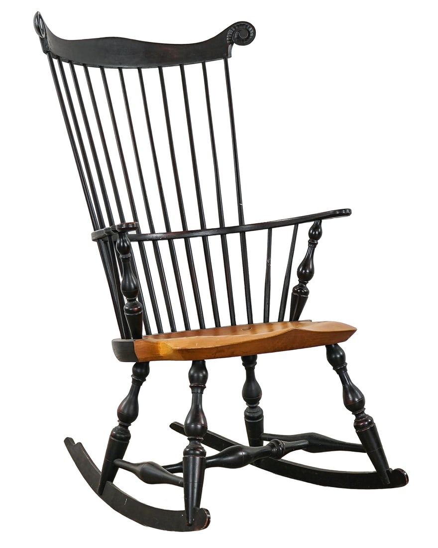 Straw Hill Chairs Fanback Windsor rocker (1 of 5)