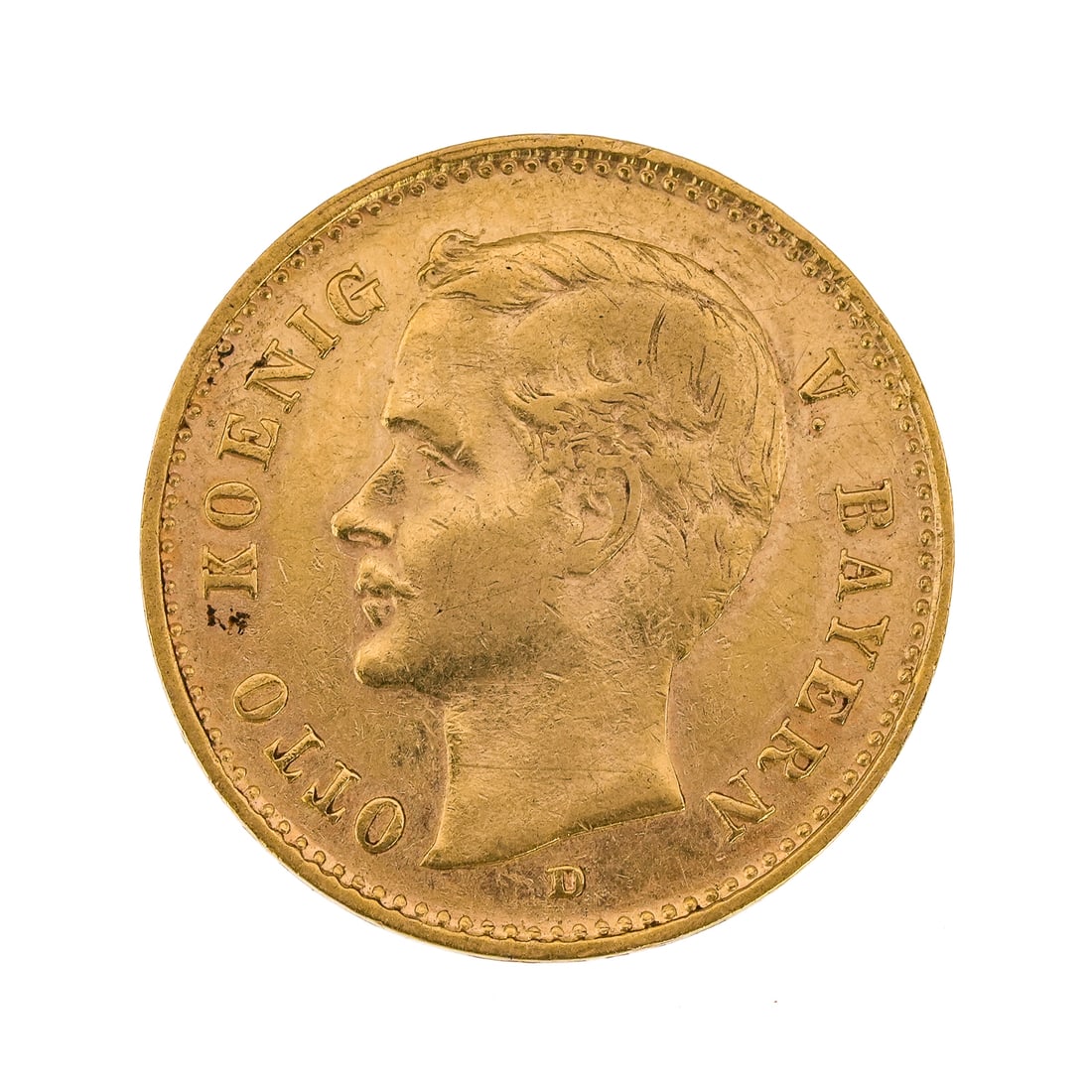 1904-D 10 Mark Bayern Gold Coin (1 of 3)