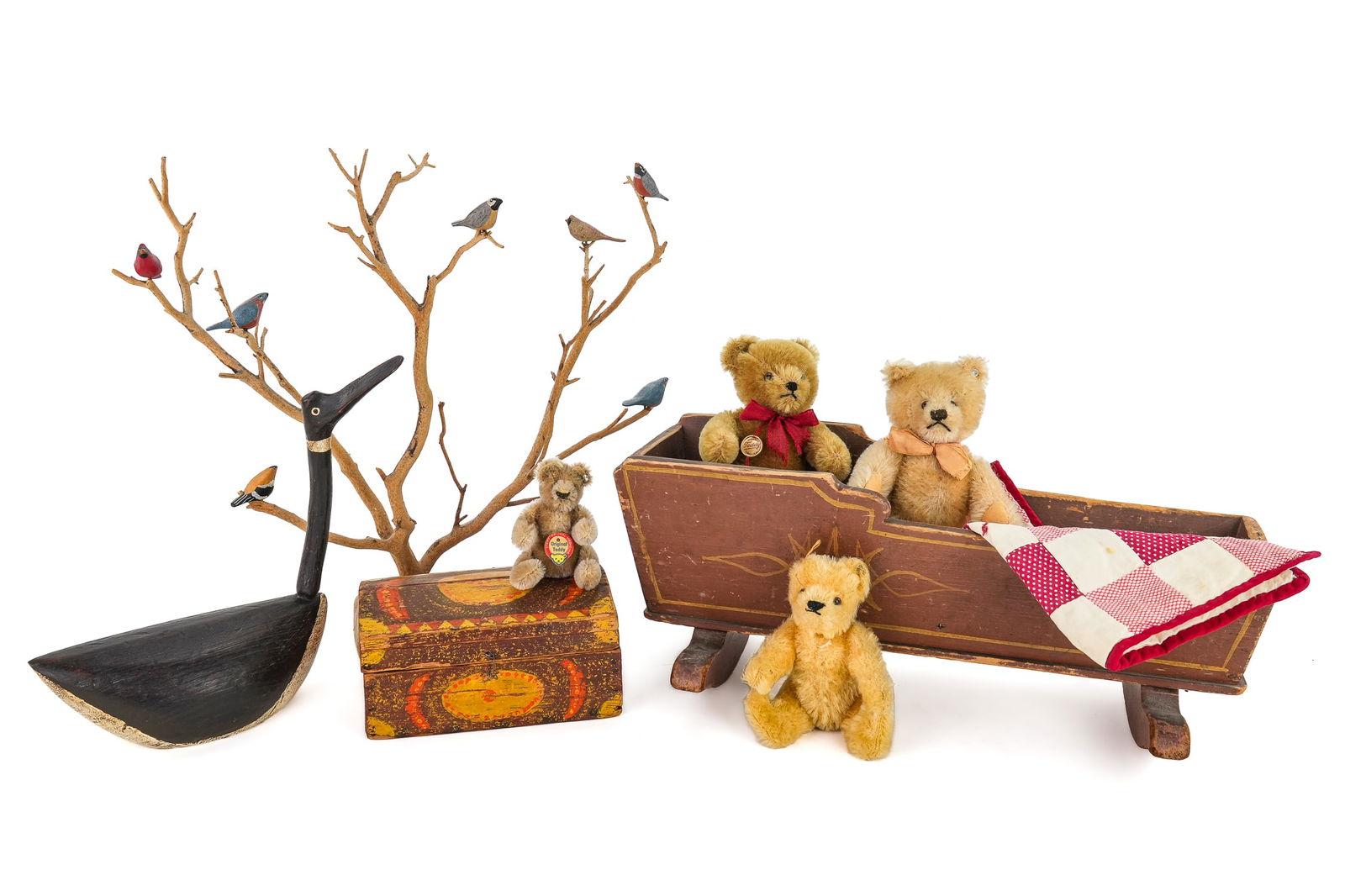 Doll Cradle, Bird Tree, Bears, Box (1 of 7)
