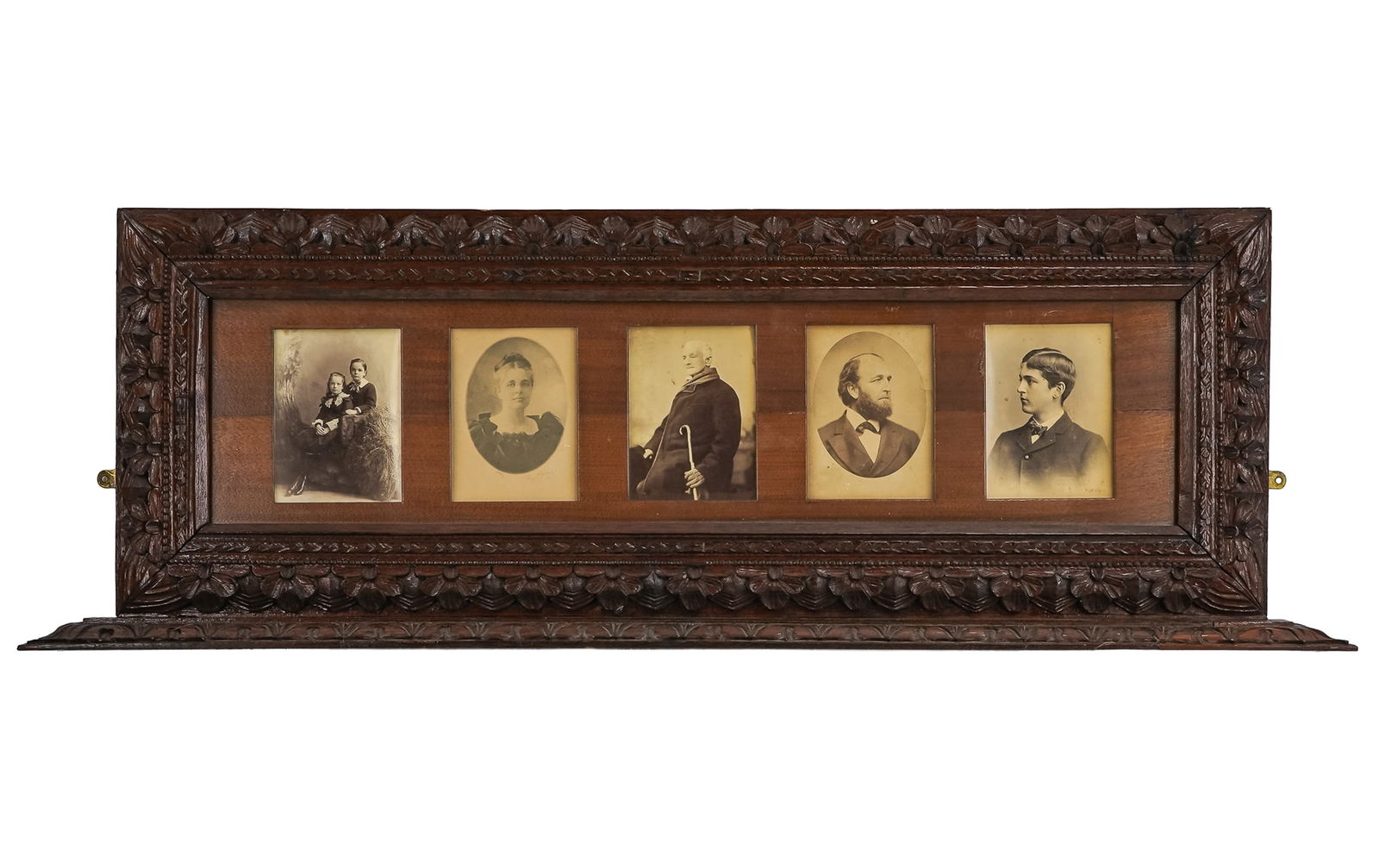 Carved Victorian Framed Photo Portraits (1 of 6)
