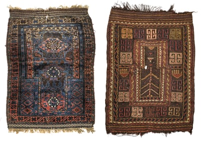 Mid 20th c Afghani Prayer Rugs