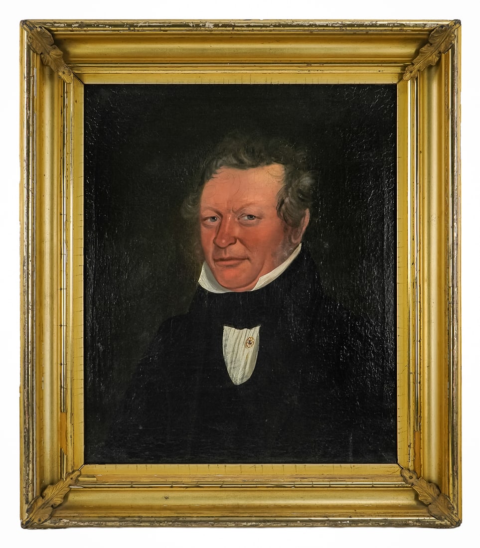 Robert Cook (AM 19th c) Portrait of Mr. C Chelsey (1 of 5)