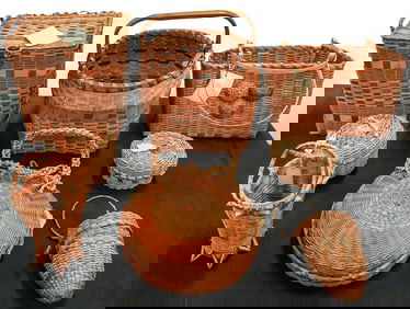 Early 20th c Native American Baskets