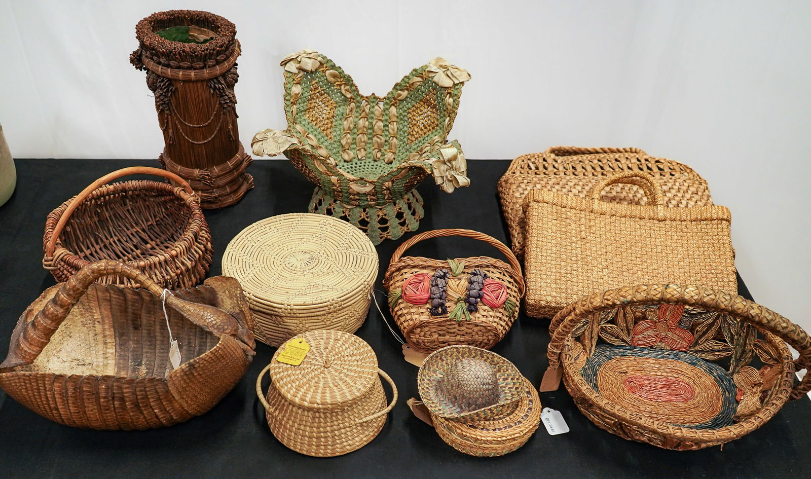 Mid 20th c Souvenir Baskets (1 of 6)