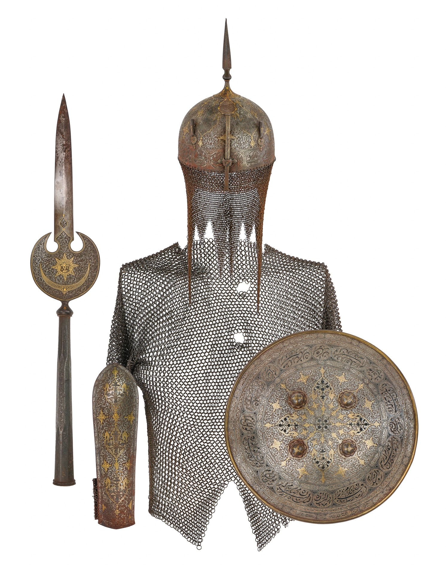 Highly Decorated 18th c Indo-Persian Armor (1 of 18)