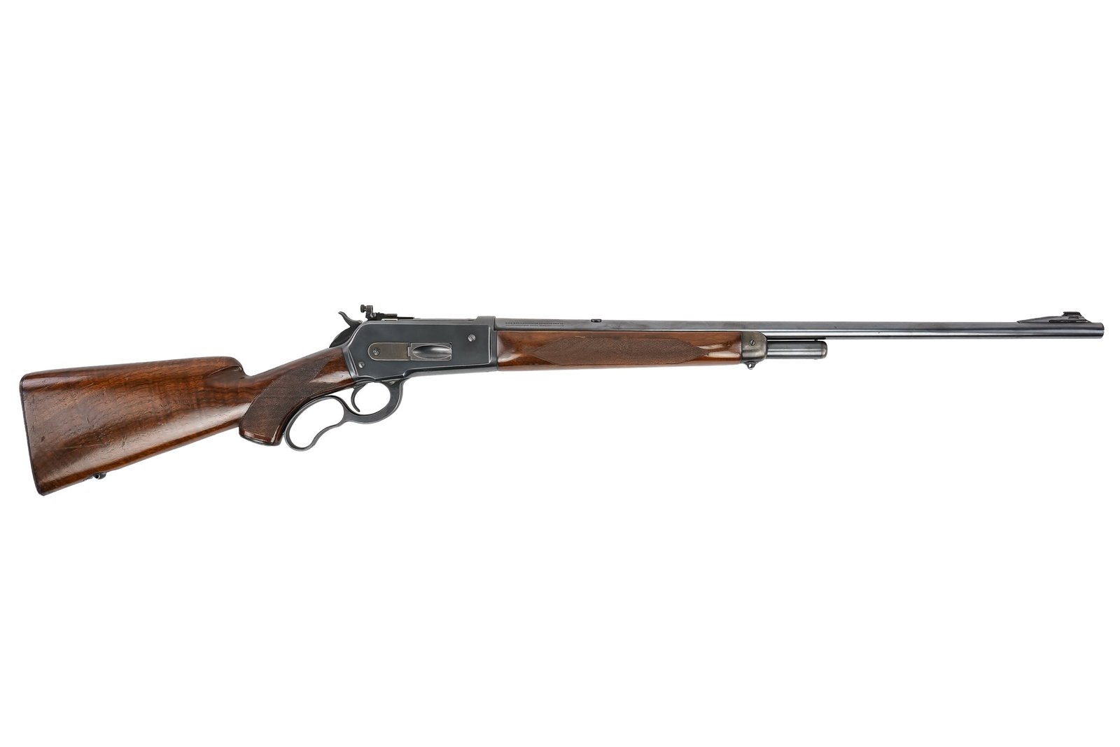 Winchester Model 71 Deluxe Lever Action rifle in .348 Win (1 of 8)