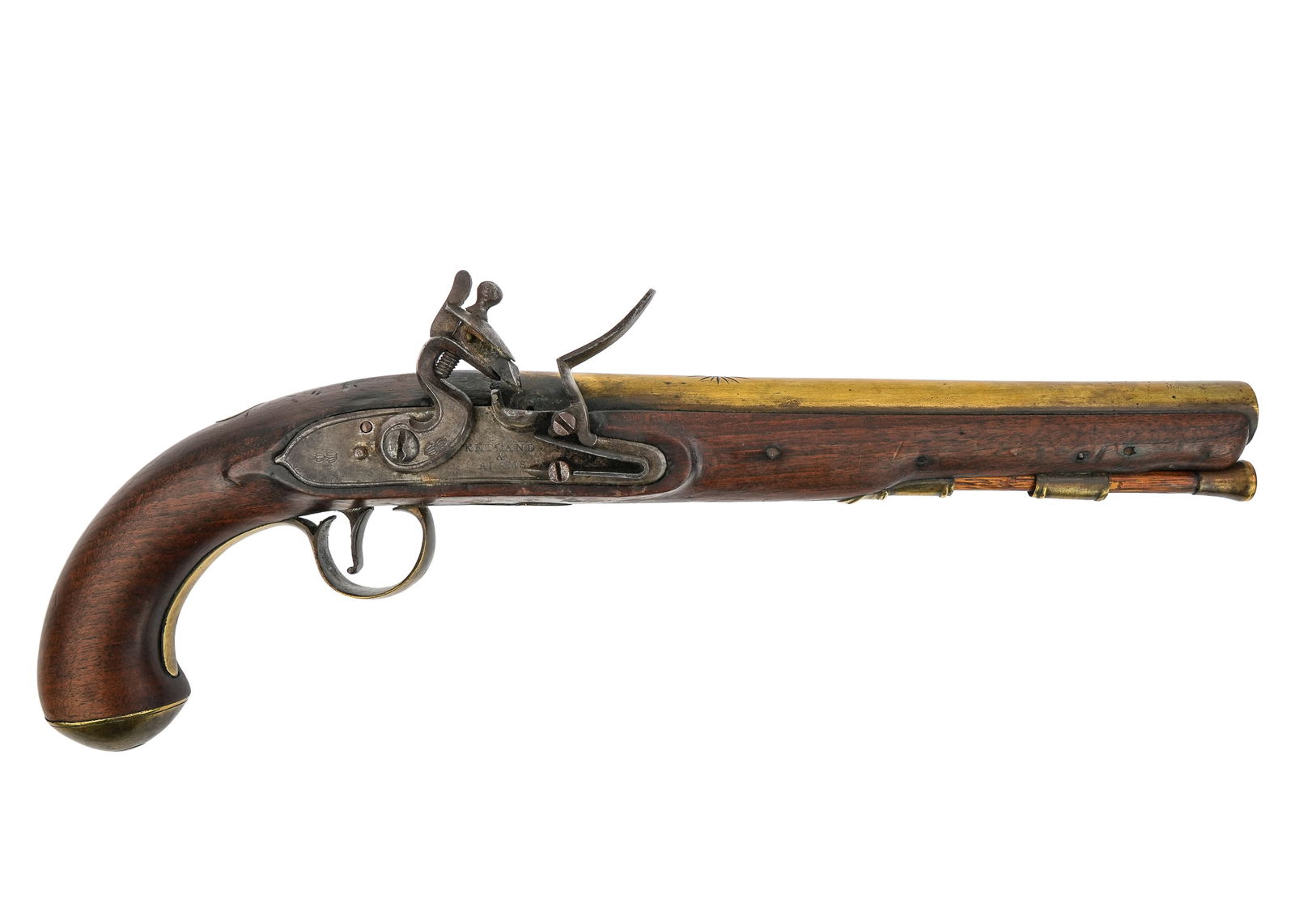 19th c Ketland and Adams Flintlock pistol (1 of 6)