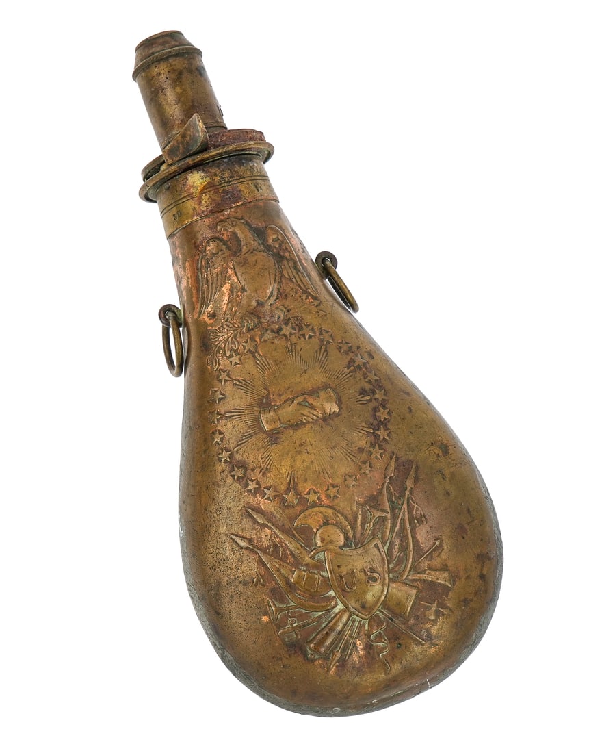 Mexican American War Peace Powder Flask (1 of 6)