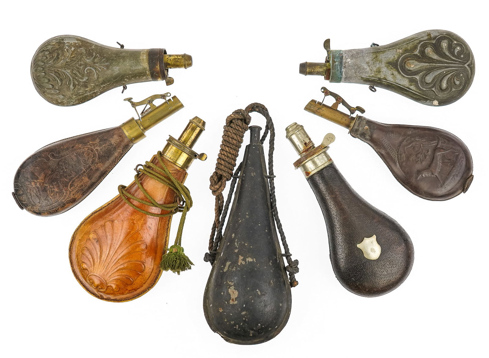 14 Powder Flasks - 2