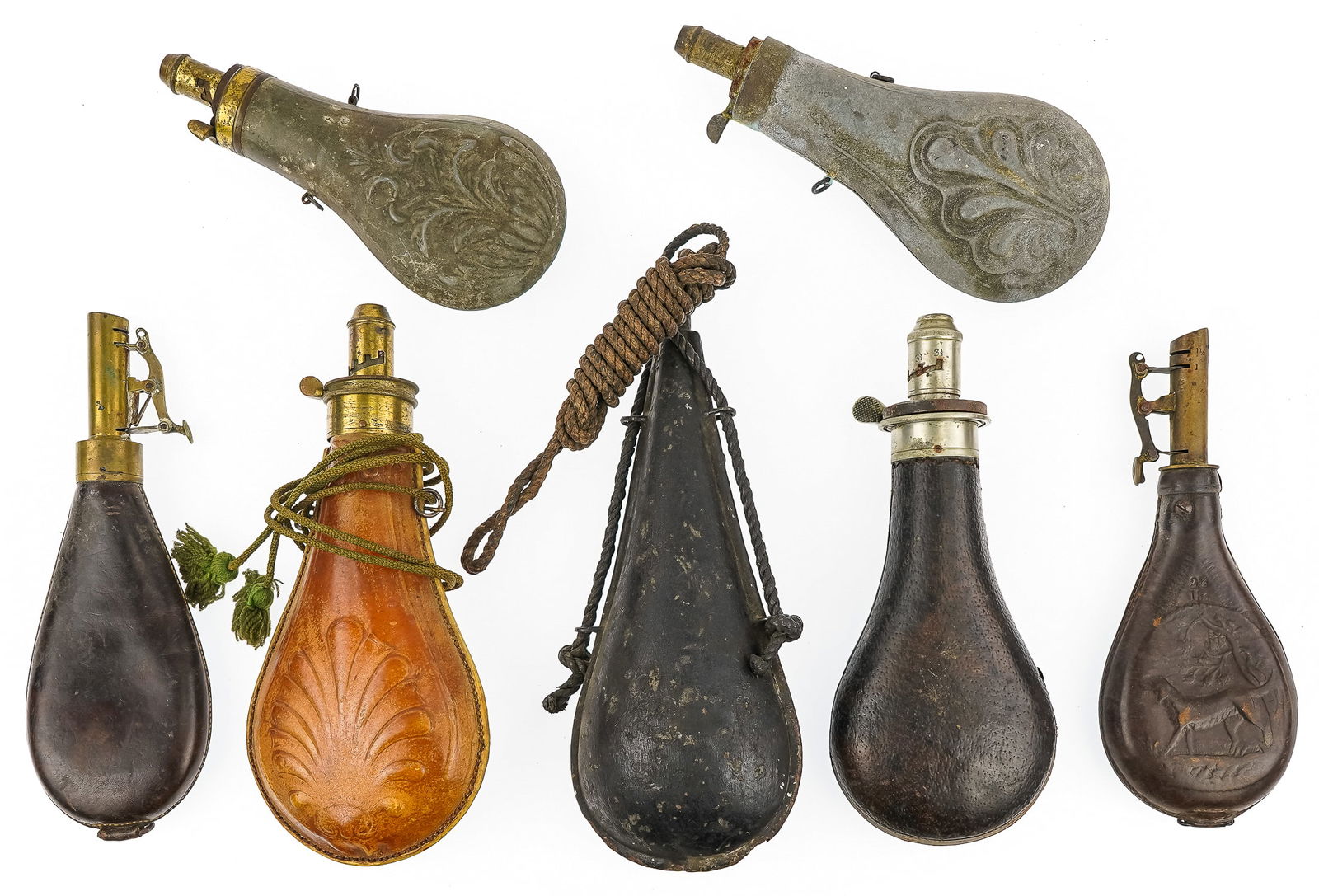 14 Powder Flasks - 3