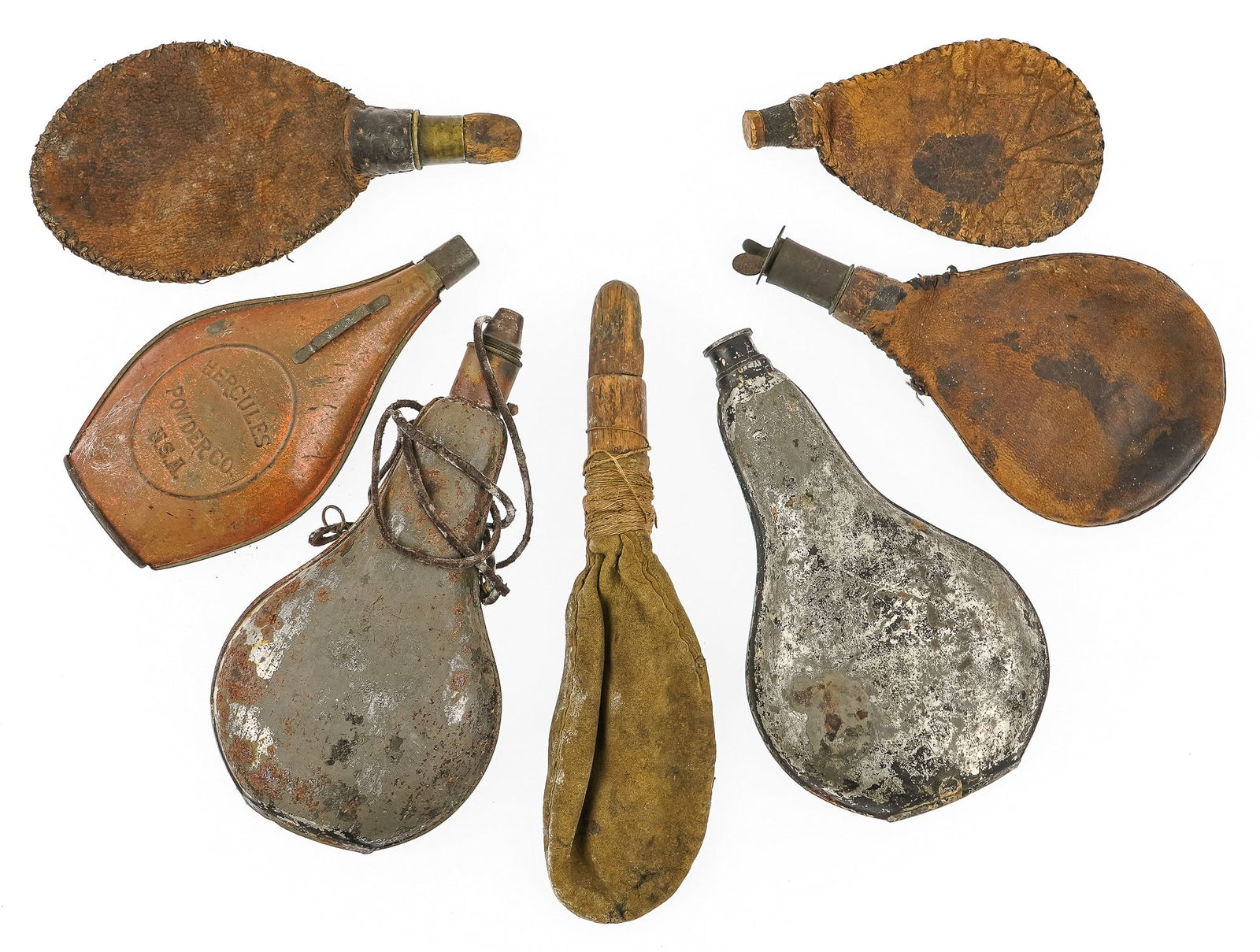 14 Powder Flasks - 4