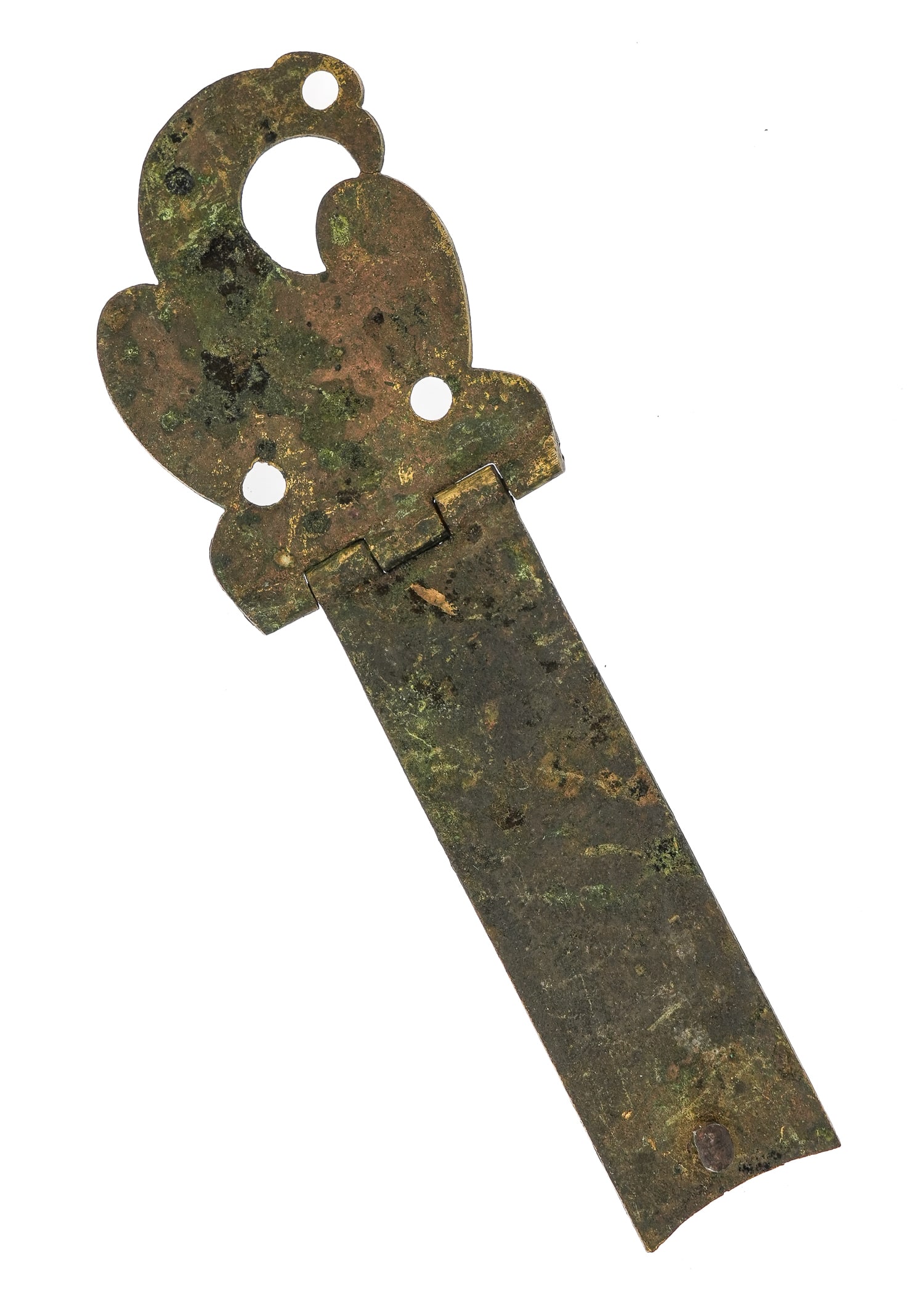 18th c American Eagle Patch Box Hinge - 4