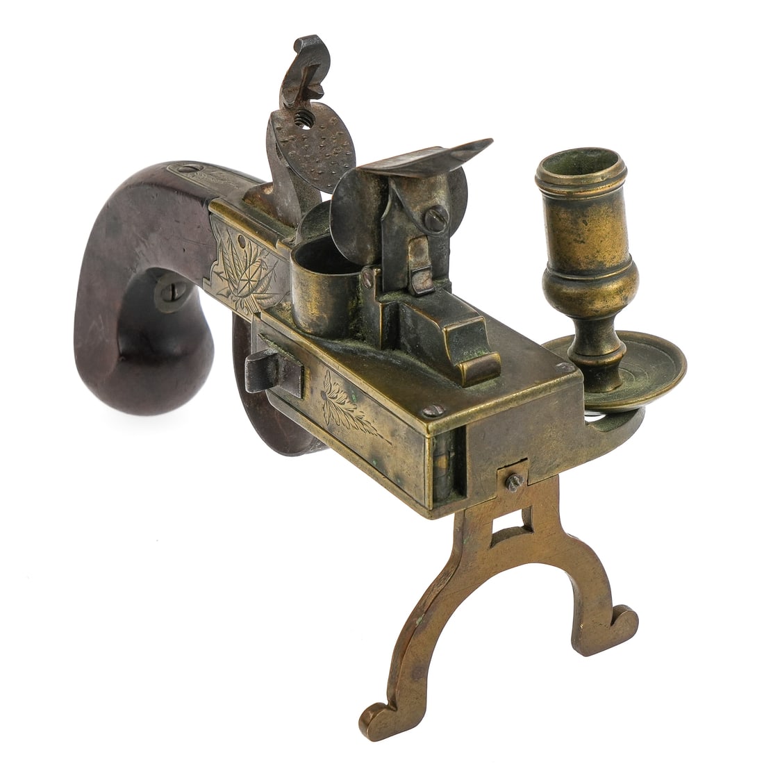 18th c Flintlock Tinder Box - 3