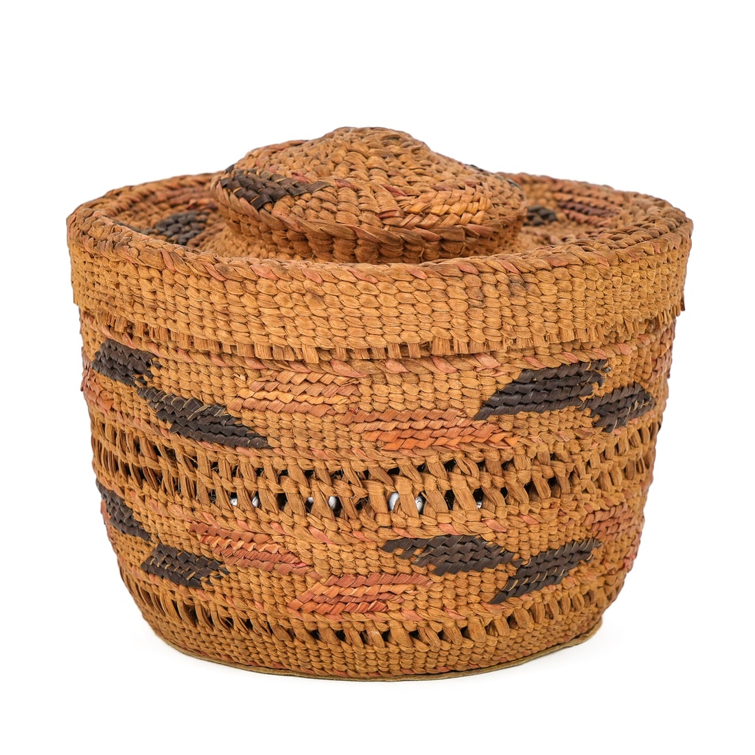 Northwest Coast Rattle Top Basket (1 of 8)