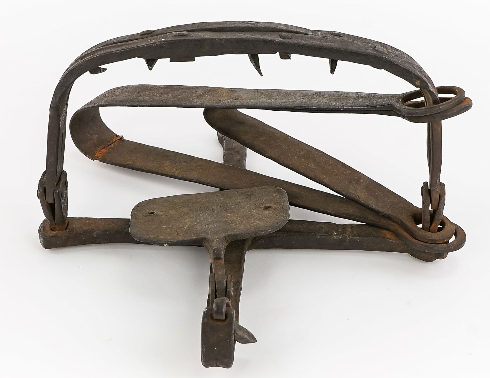 Early Hand Wrought Bear Trap - 8