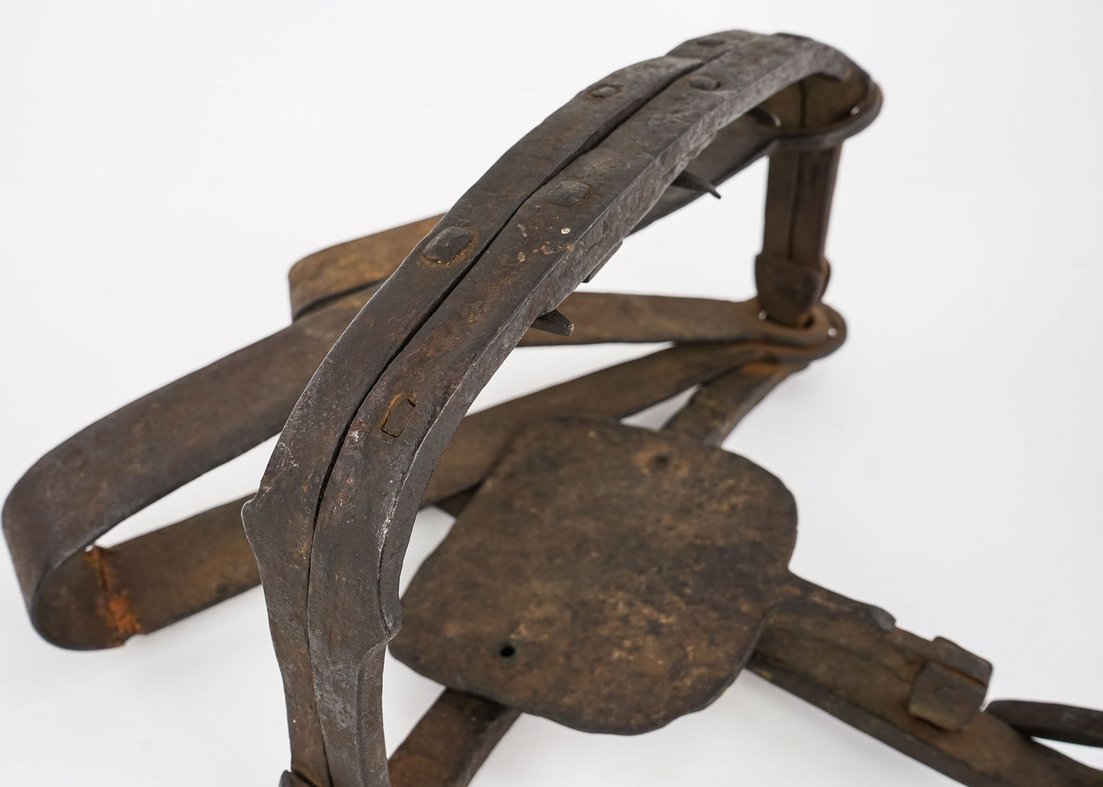 Early Hand Wrought Bear Trap - 9