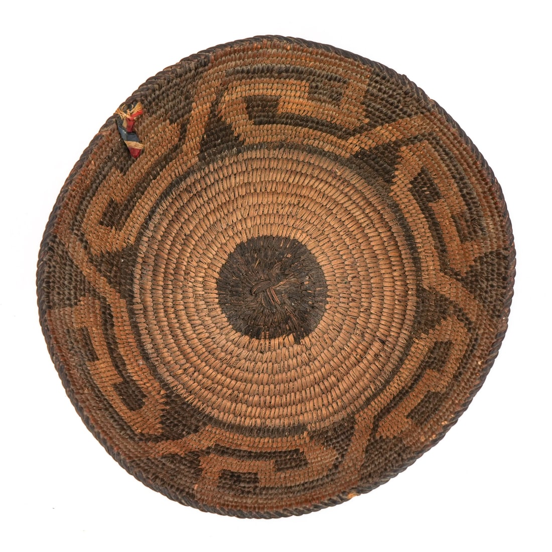 Native American Pima Coiled Basket - 6