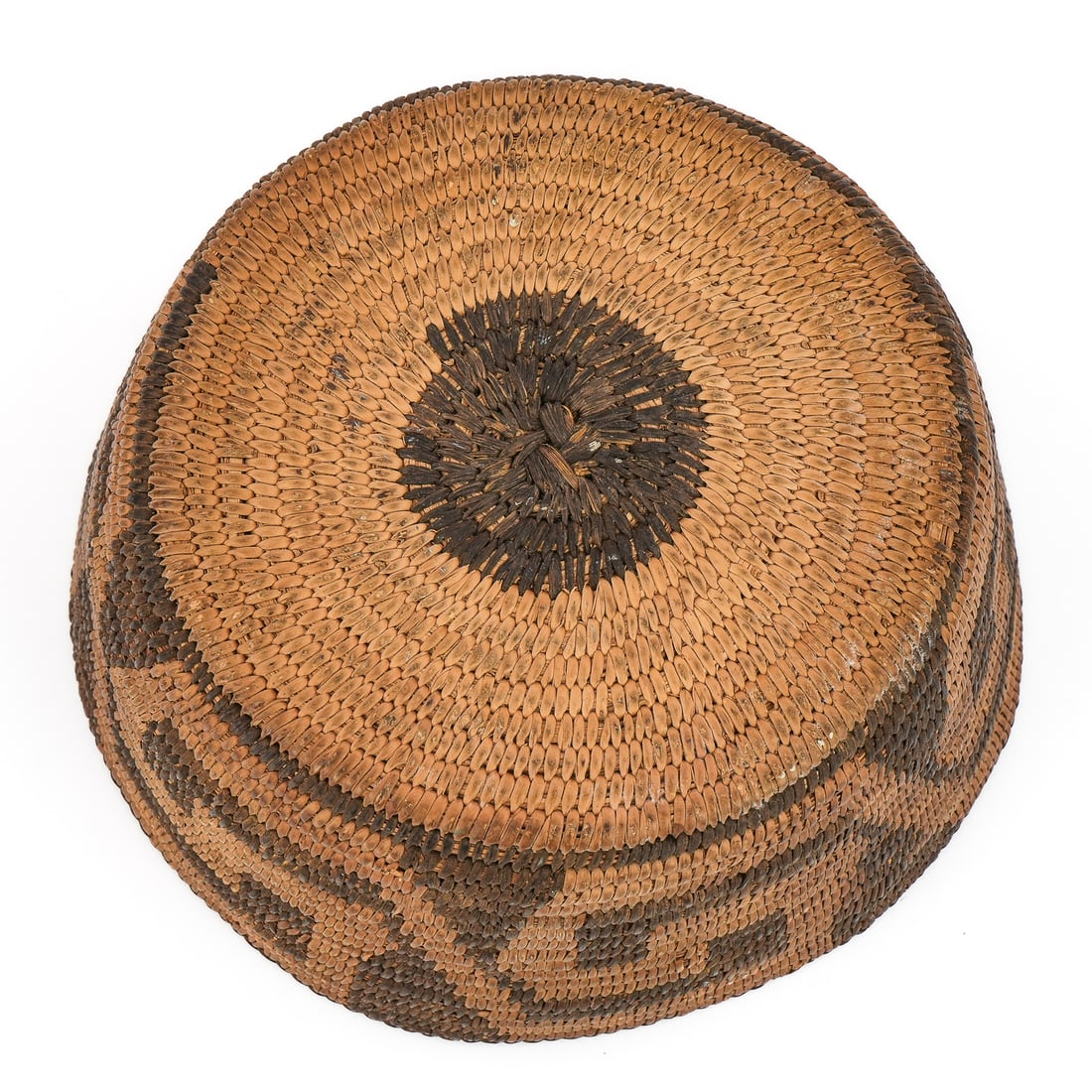Native American Pima Coiled Basket - 7