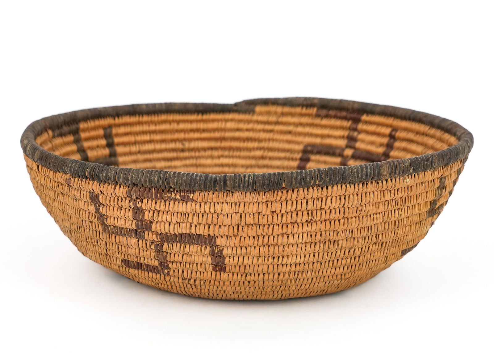 Native American Apache Coiled Basket - 3