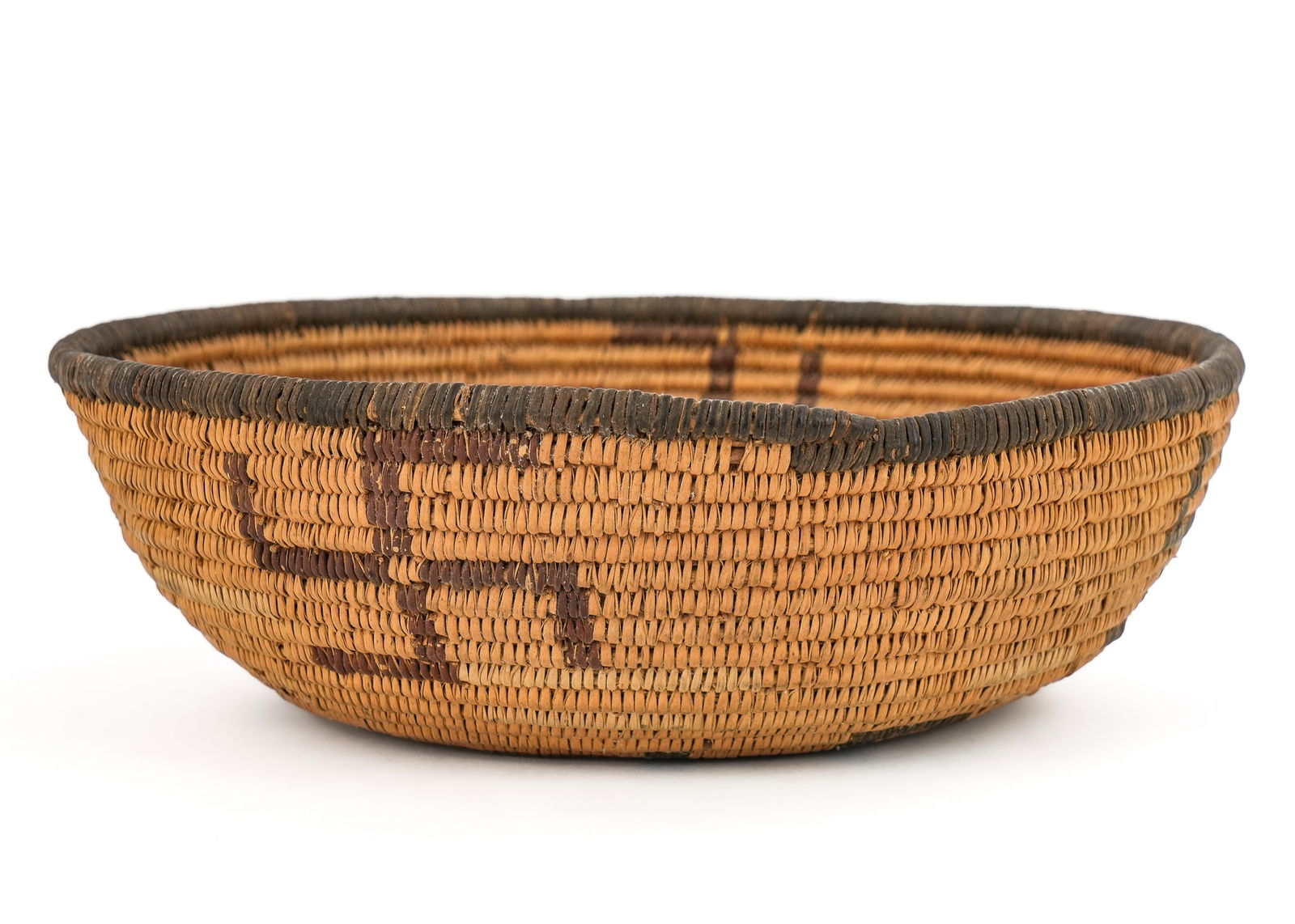 Native American Apache Coiled Basket - 5