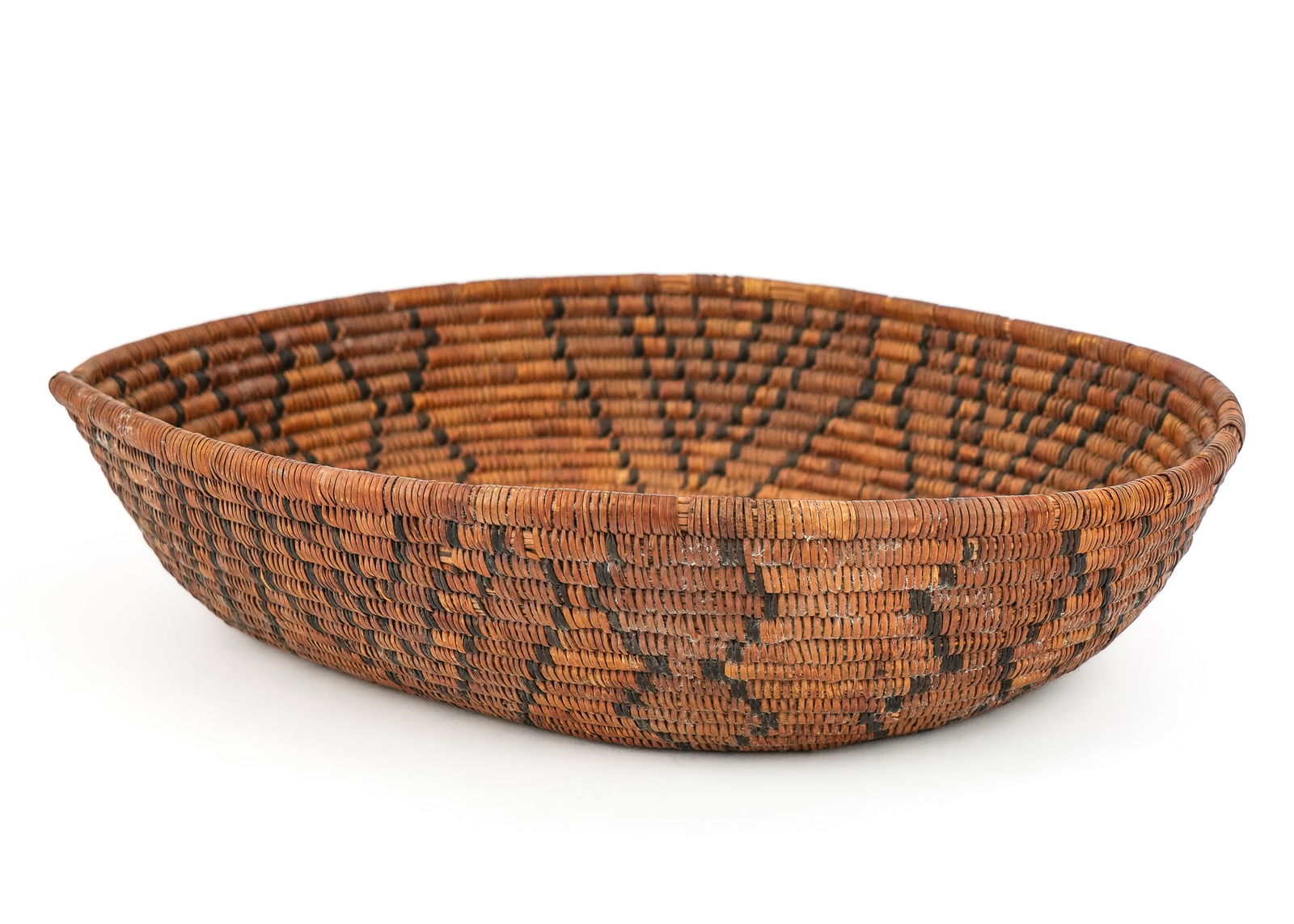 Native American Apache Coiled Basket - 6