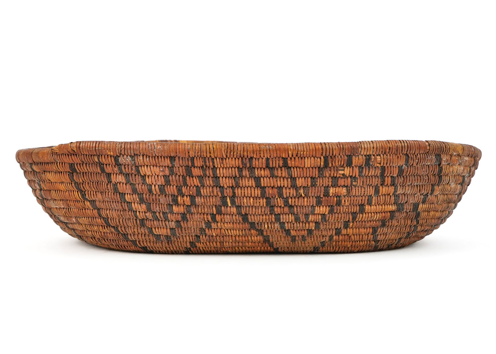 Native American Apache Coiled Basket - 7