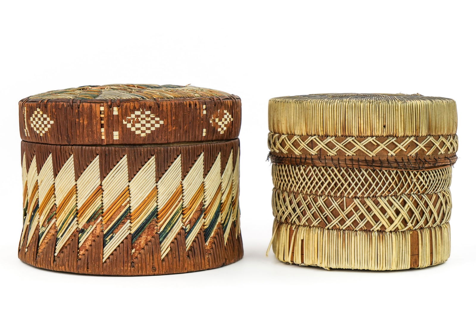 Mi'kmaq Quill Decorated Boxes - 2