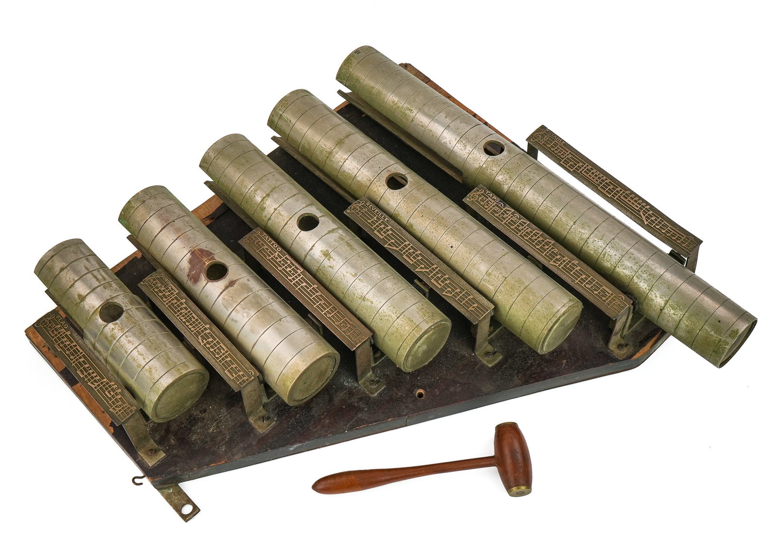 J. C. Deagan Military Dinner Bell Tubular Chimes (1 of 1)