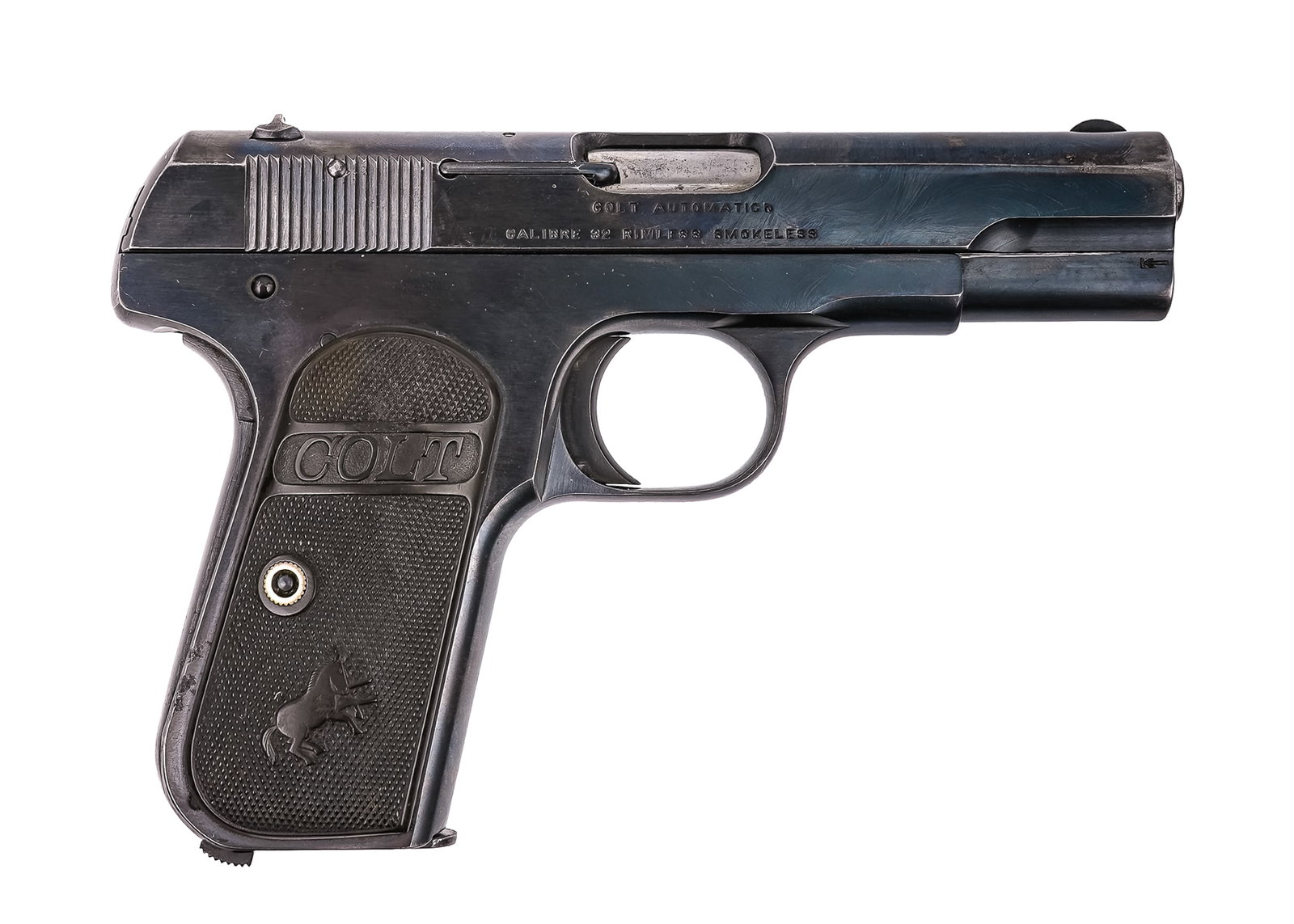 Colt M1903 Pocket Hammerless pistol in .32 Rimless (1 of 5)