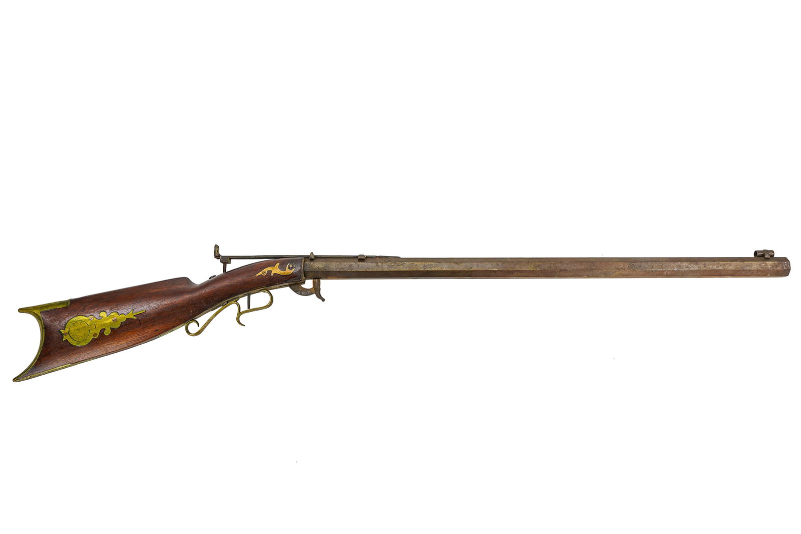 Circa 1830 New York or VT Underhammer Rifle (1 of 7)
