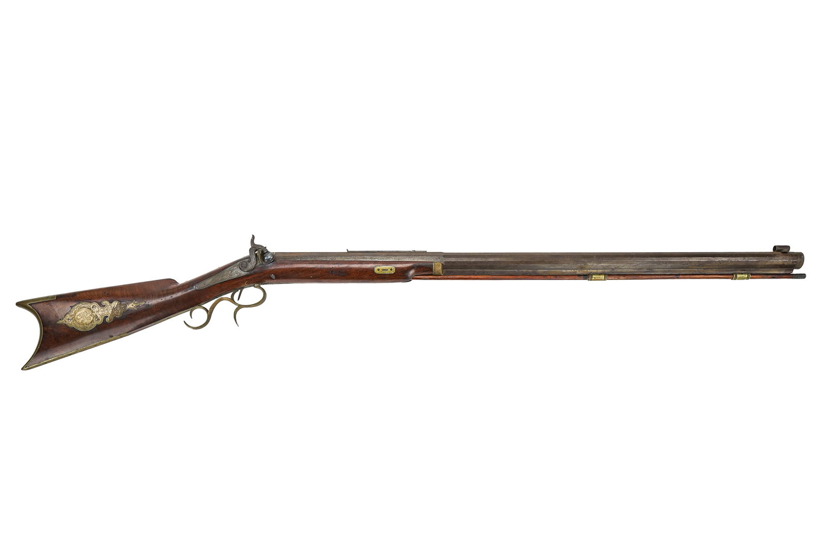 Circa 1830 half stock Target rifle (1 of 8)