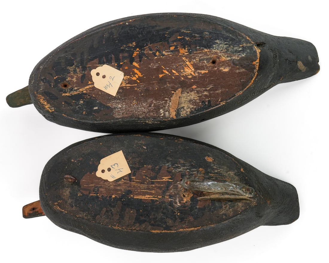 Pair Black Duck Decoys - 6