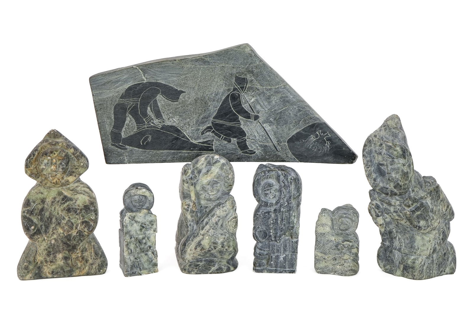 Inuit Carved Stone Figures (1 of 1)