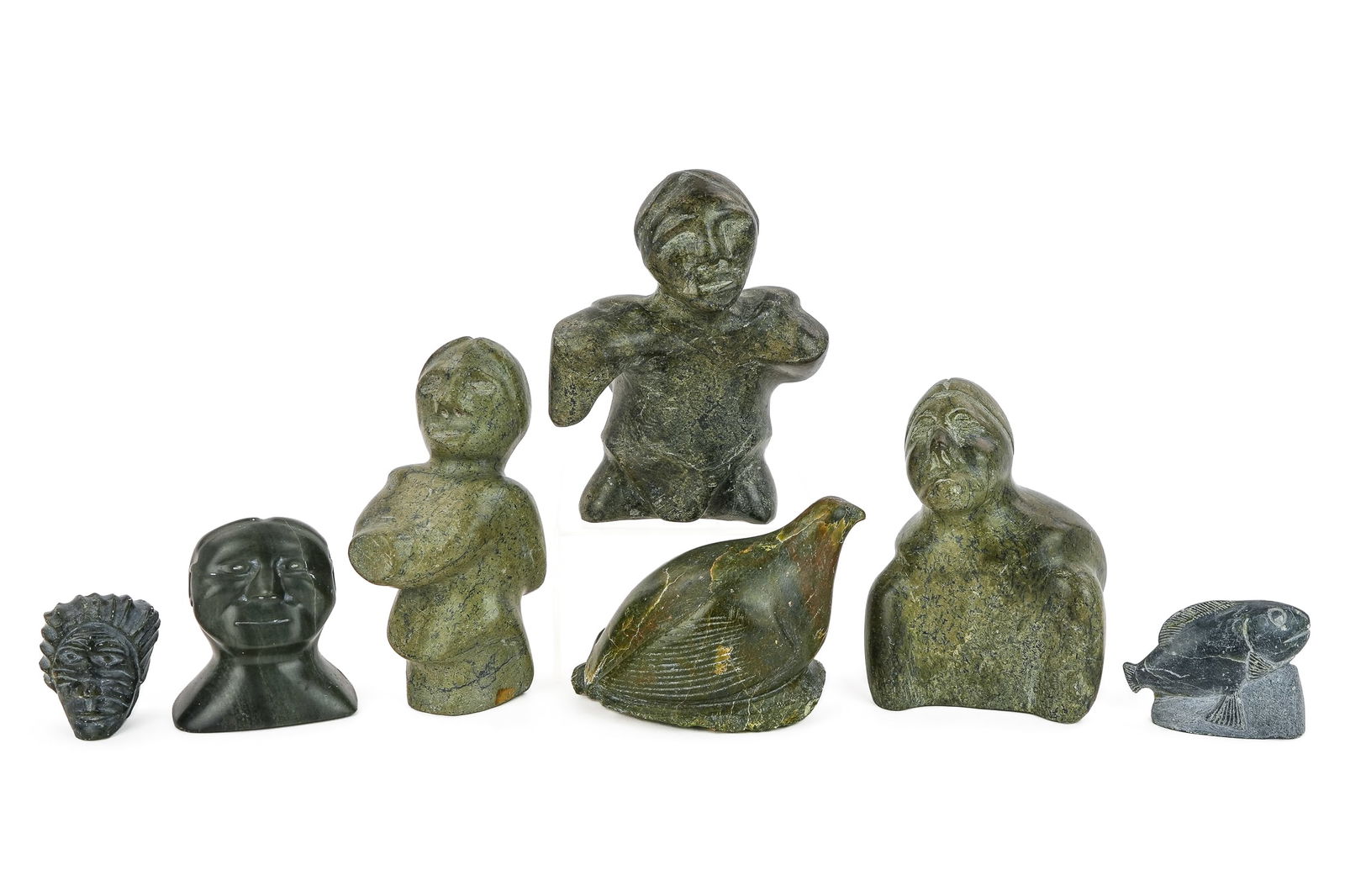 Inuit Carved Stone Figures (1 of 11)