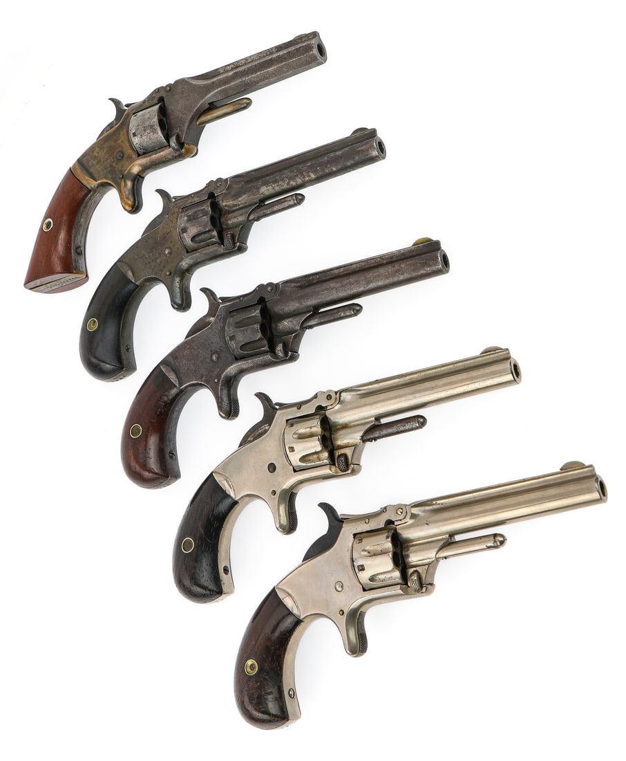 Five Smith and Wesson No 1 - 2