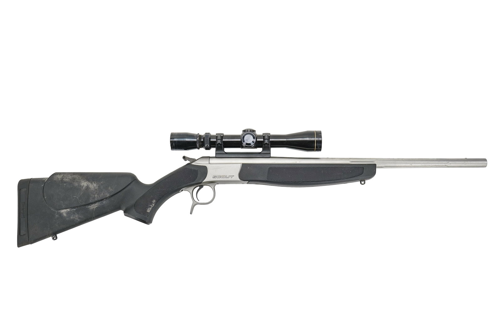 CVA Scout rifle in .243 Win: Connecticut Valley Arms / CVA Scout Rifle in .243 Winchester with Leupold Vari-X Compact scope 20" barrel 34" overall Serial# 61-06-019189-13 FFL# 168 THIS FIREARM REQUIRES A 4473 BACKGROUND CHECK OR