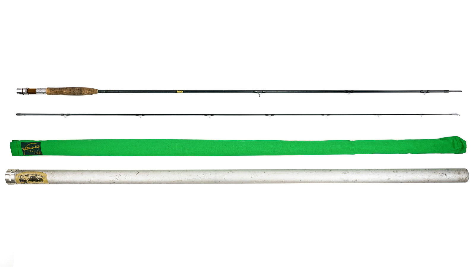 R L Winston Fly Rod: R L Winston 8 1/2' 2 pc 5 weight fly rod. Original tube and sleeve. Used but good condition.