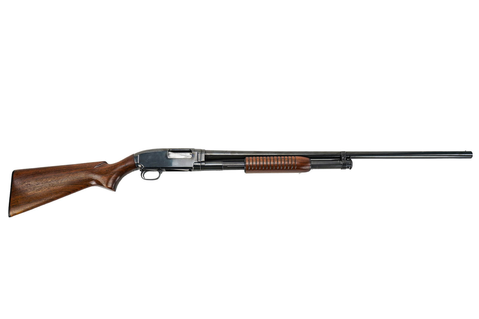 Winchester Model 12 Shotgun in 12ga: Winchester Model 12 12ga Pump shotgun Chambered for 2 3/4" shells - Full choke 29" Barrel 49" overall Serial# 1548485 FFL#132 -THIS FIREARM REQUIRES A 4473 BACKGROUND CHECK OR FFL/C&R TRANSFER. PLEASE