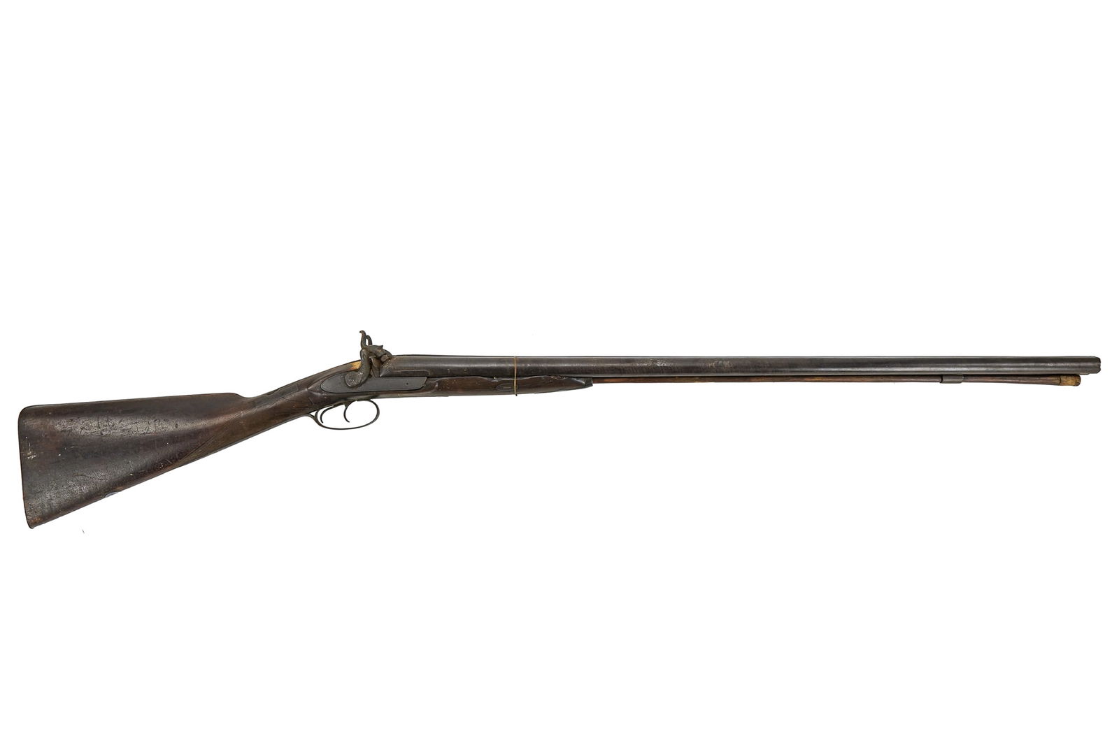 Two 19th c Percussion Shotguns as found - 2