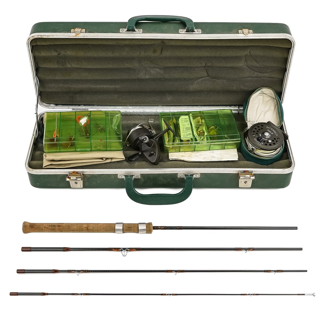 Orvis Vintage Spin / Fly Fishing Case Set (1 of 1)