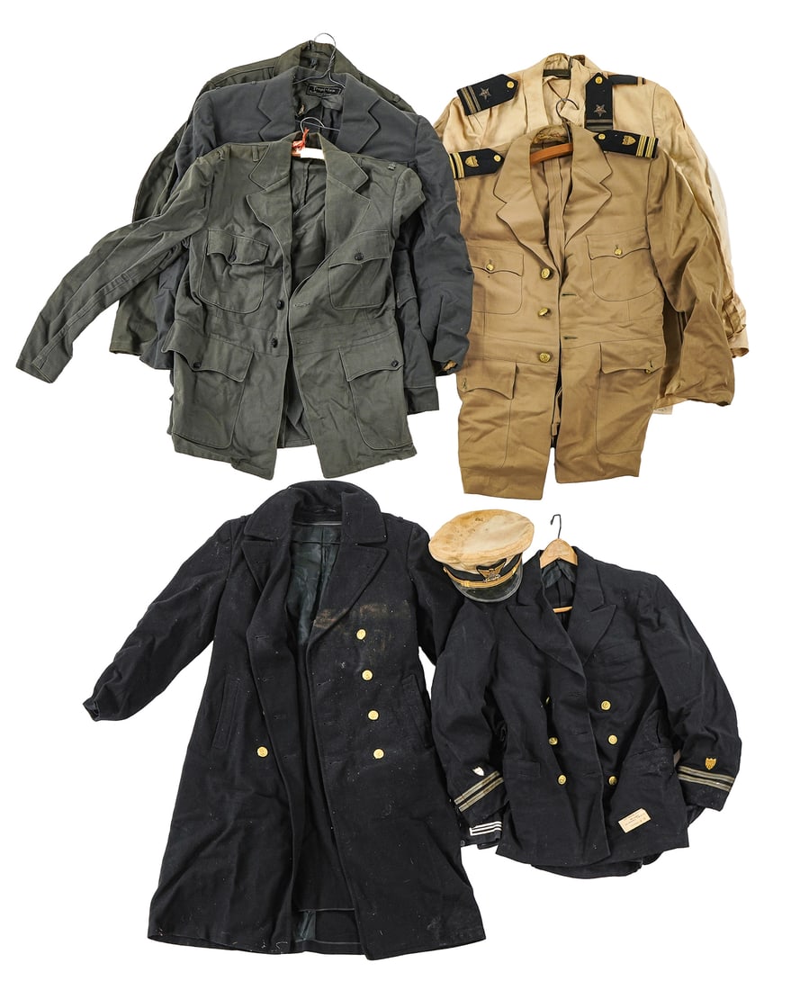 Navy Uniforms, Officer's Cap: Post WWII US Navy dress uniforms, officer's cap